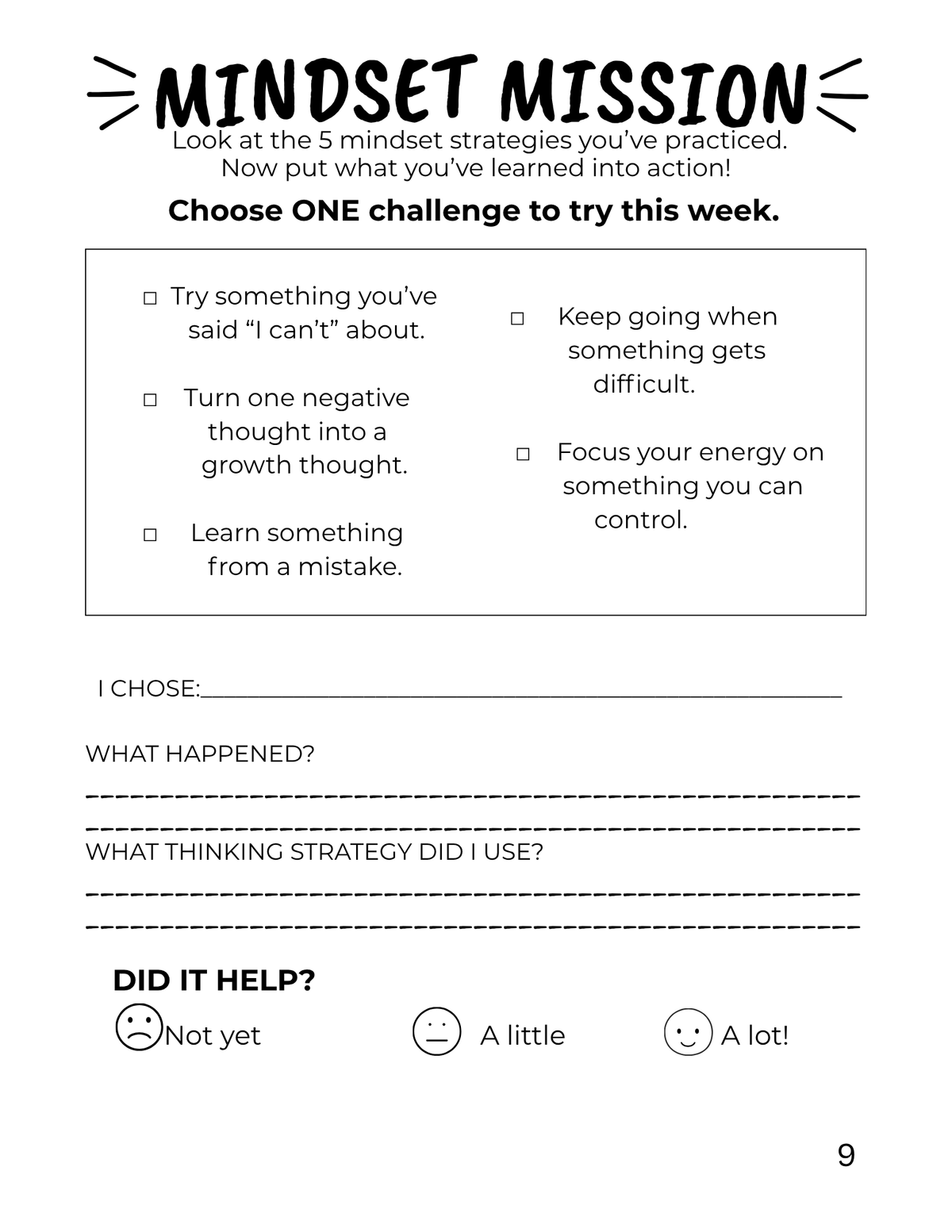 Mindset Matters - Student Edition